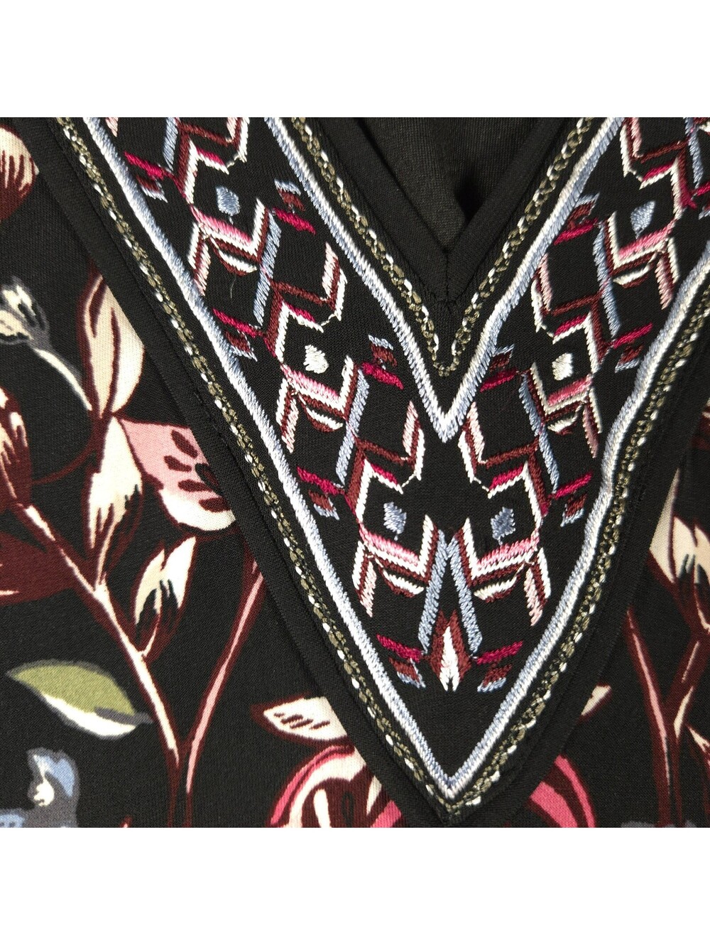 WHBM White House Black Market Dress NWOT Femme Size M Old Money Lagenlook Artsy - Picture 3 of 8